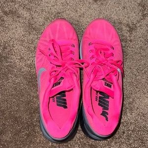 Gently worn Hot pink Nike sneakers.